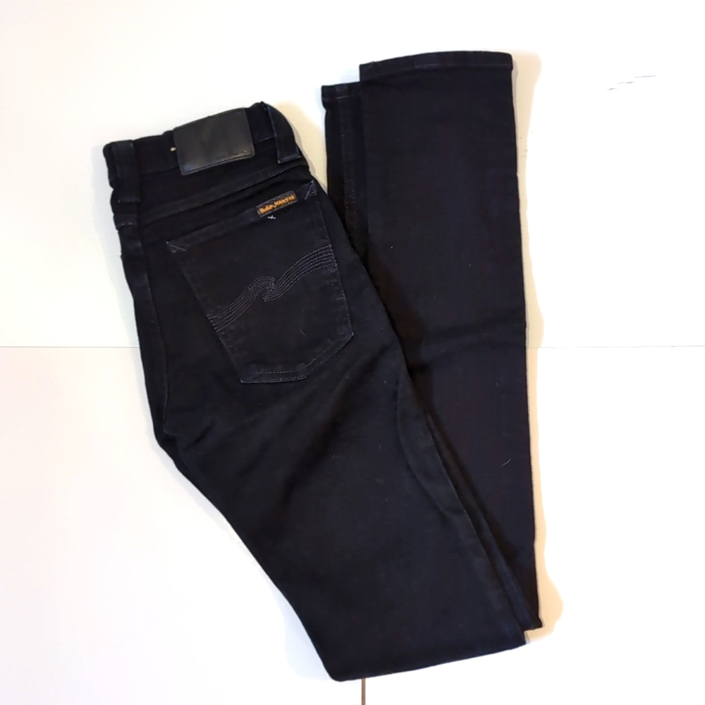 Nudie Jeans Black Skinny Jeans